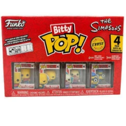 Bitty Pop! The Simpsons 4 Pack - Bart Simpson, Mr.Burns, Krusty The Clown, Fallout Boy