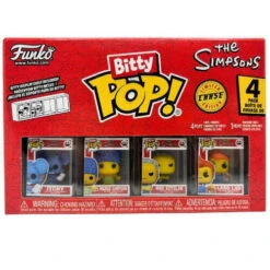 Bitty Pop! The Simpsons 4 Pack - Itchy, Marge Simpson, Moe Szyslak, Lard Lad