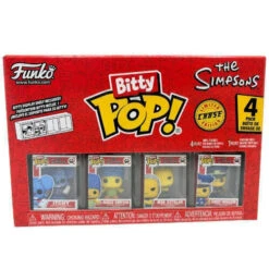 Bitty Pop! The Simpsons 4 Pack - Itchy, Marge Simpson, Moe Szyslak, Chief Wiggum