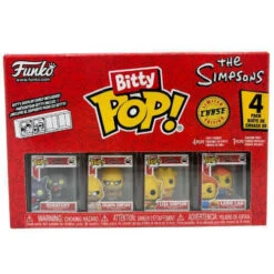 Bitty Pop! The Simpsons 4 Pack - Scratchy, Grampa Simpson, Lisa Simpson, Lard Lad