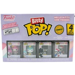 Bitty Pop! Hello Kitty & Friends 4 Pack - My Melody, Pochacco, Badtz-Maru, Hello Kitty