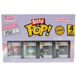 Bitty Pop! Hello Kitty & Friends 4 Pack - My Melody, Pochacco, Badtz-Maru, Chococat