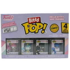 Bitty Pop! Hello Kitty & Friends 4 Pack - My Melody, Pochacco, Badtz-Maru, Tuxedosam