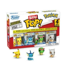 Bitty Pop! Pokemon 4 Pack - Pikachu, Vaporeon, Caterpie, Cubone