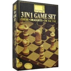 Traditional Games - 3 In 1 Game Set